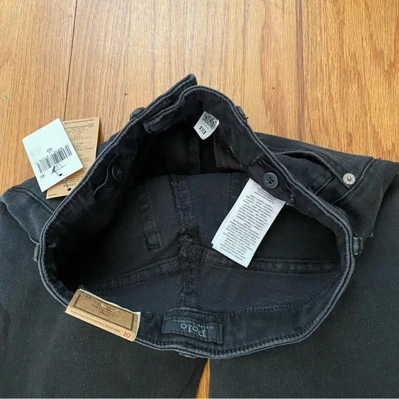 Ralph Lauren Skinny High Rise Black Jeans - Picture 7 of 10